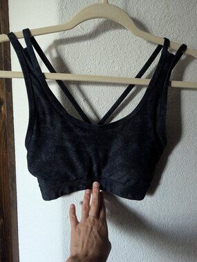 Scorpio Sol Sports Bra Black Grey Small